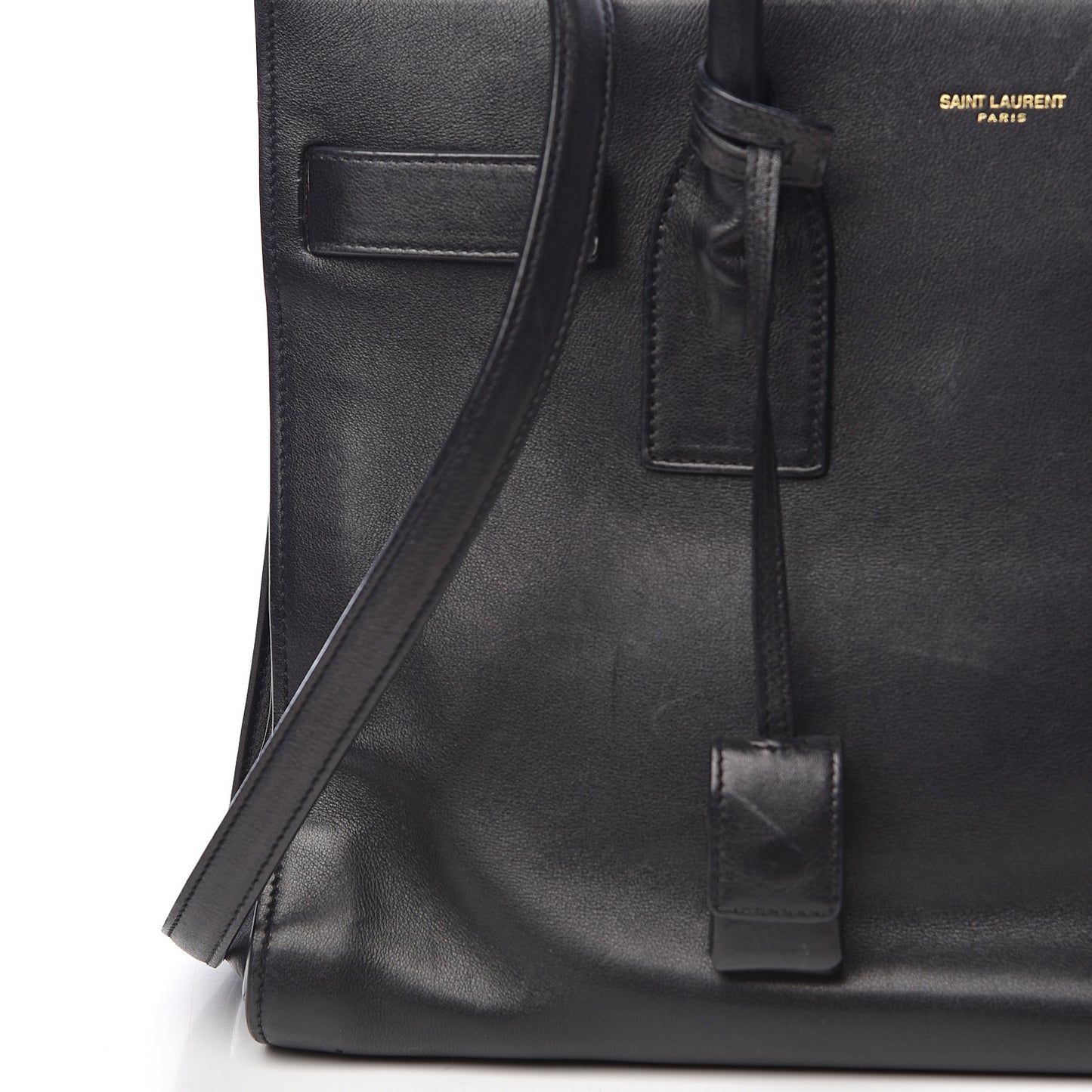 Calfskin Small Sac De Jour Black