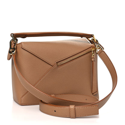 Loewe Grained Calfskin Small Puzzle Edge Bag Toffee 3 of 10