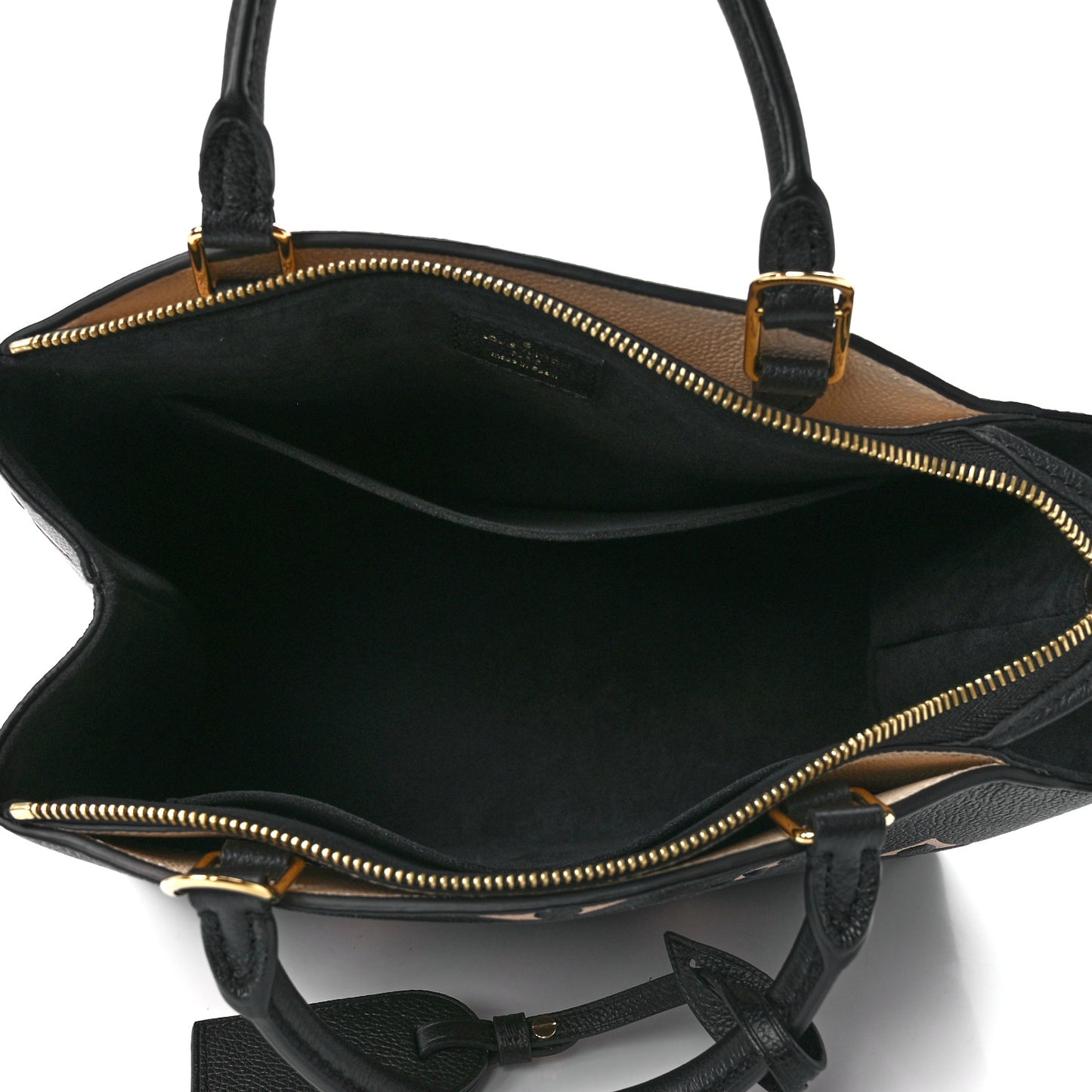 LOUIS VUITTON Empreinte Monogram Giant Petit Palais Black Beige