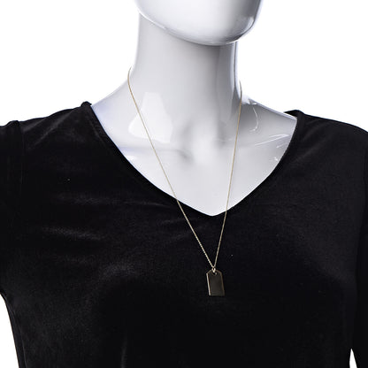 Tiffany 18K Yellow Gold Charms Price Tag Pendant Necklace 2 of 5