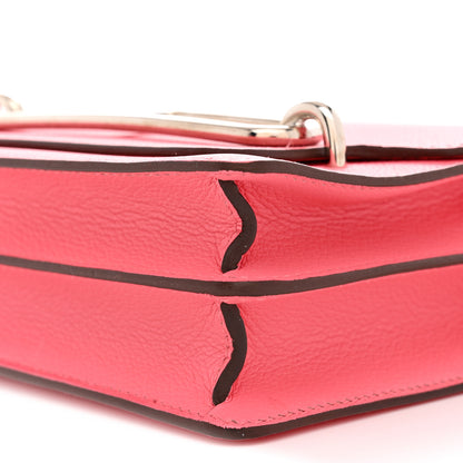 Hermes Evercolor Mini Sac Roulis Rose Azalee 10 of 11