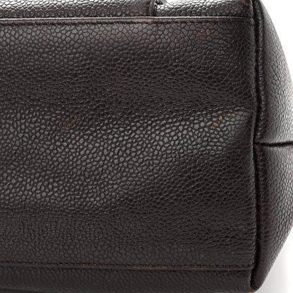 Chanel Caviar CC Shopper Tote Brown 15 of 19