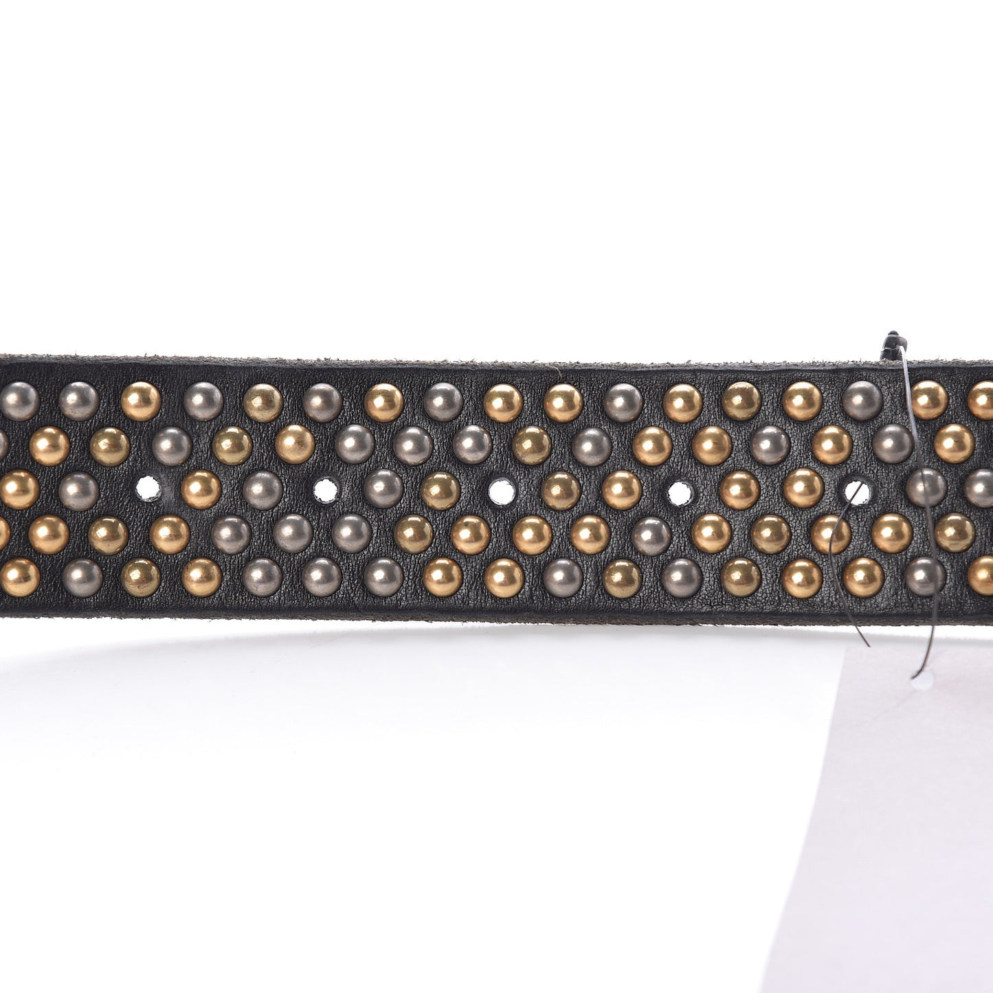 Calfskin Studded Feline Belt 100 40 Black