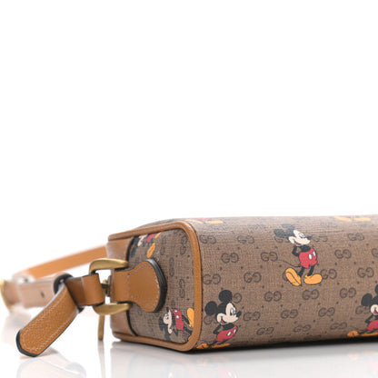 Gucci X DISNEY Mini Vintage GG Supreme Monogram Mickey Mouse Shoulder Bag Beige Vintage Sun Oil 9 of 11