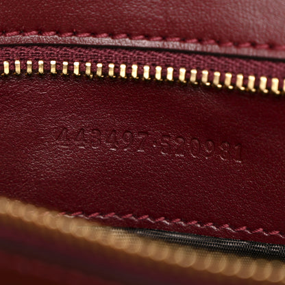Gucci Calfskin Matelasse Medium GG Marmont Shoulder Bag Rosso Ancora Red 7 of 11