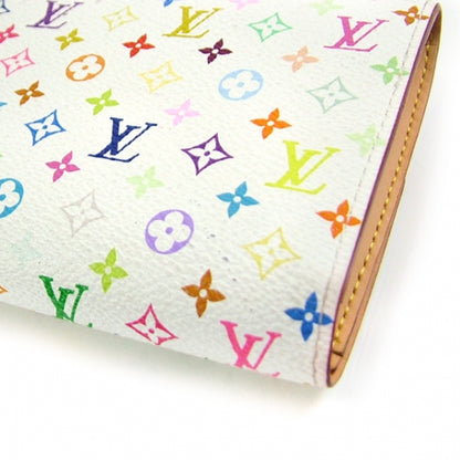 Louis Vuitton Monogram Multicolor Sarah Wallet White 6 of 10