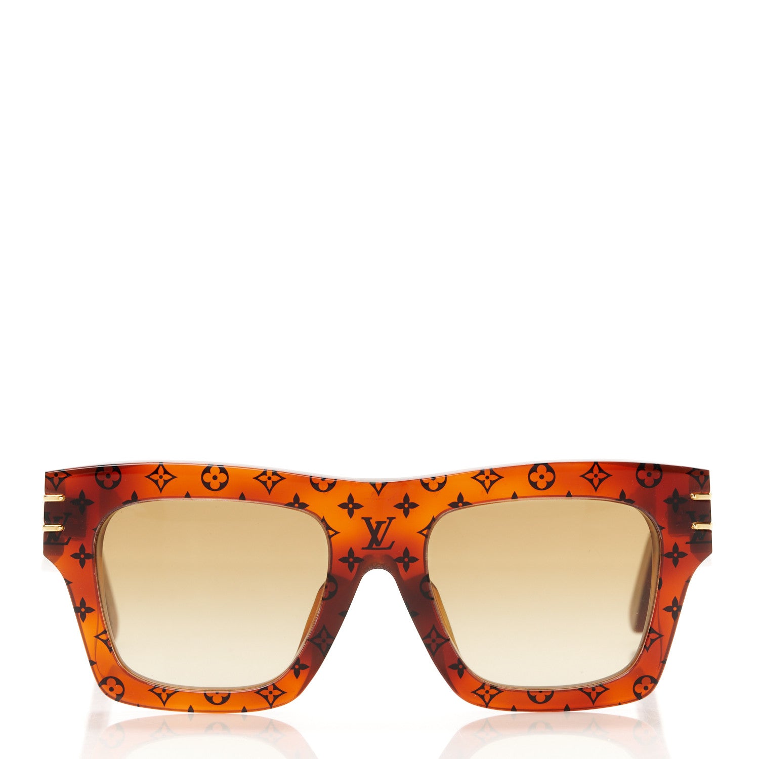 Louis Vuitton Acetate Blade Sunglasses Z1483W Tortoise 2 of 8