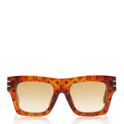 Louis Vuitton Acetate Blade Sunglasses Z1483W Tortoise 2 of 8