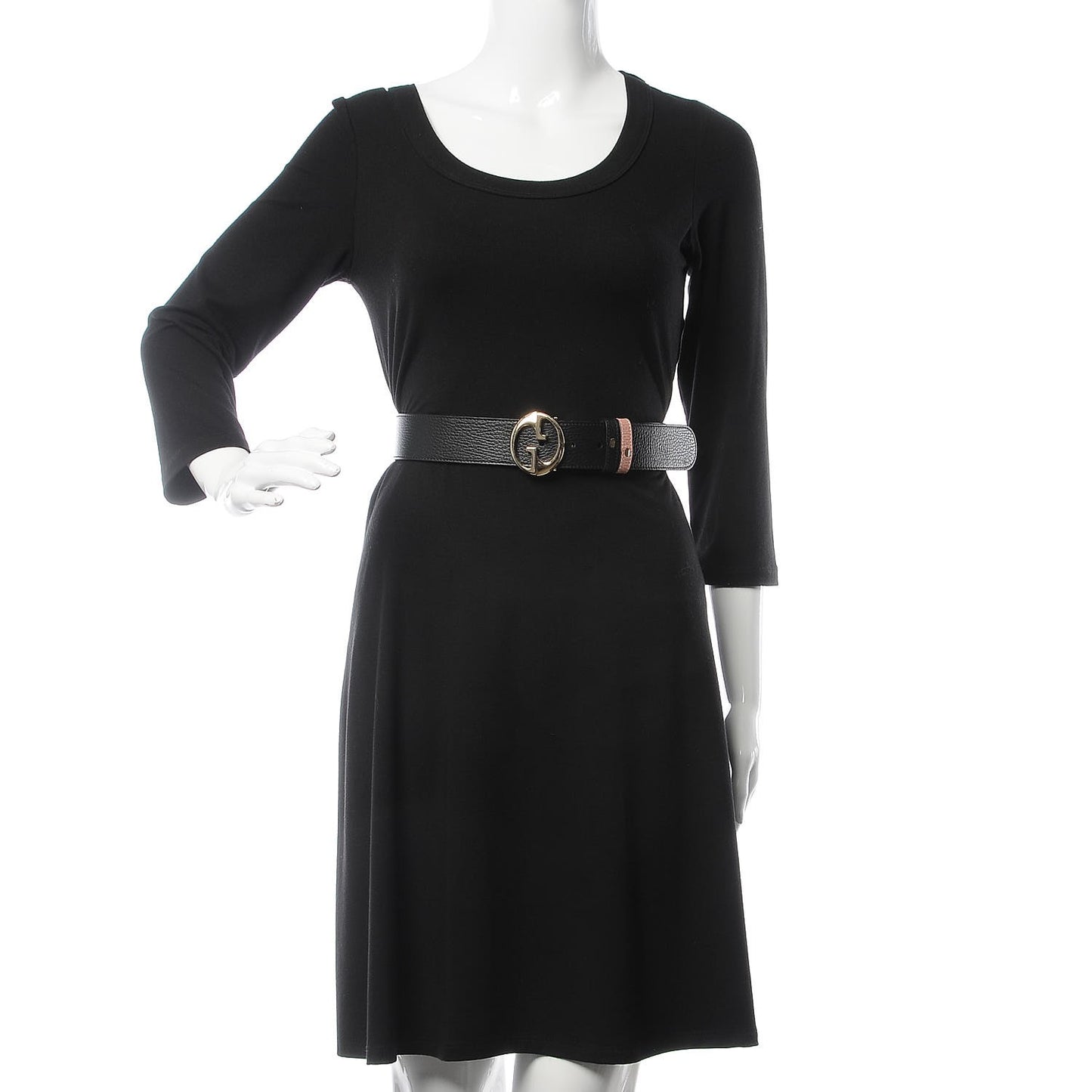 Calfskin 1973 Reversible Belt 85 34 Black Pink