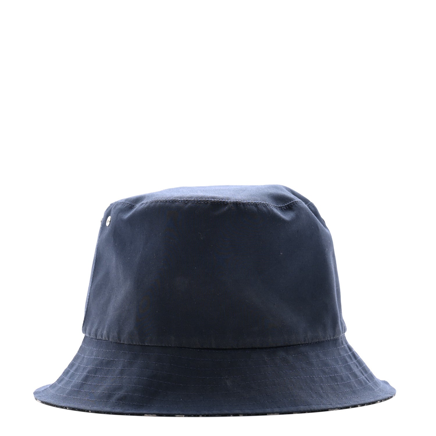 Christian Dior Polyester Cotton Oblique Teddy-D Brim Bucket Hat Blue 10 of 15