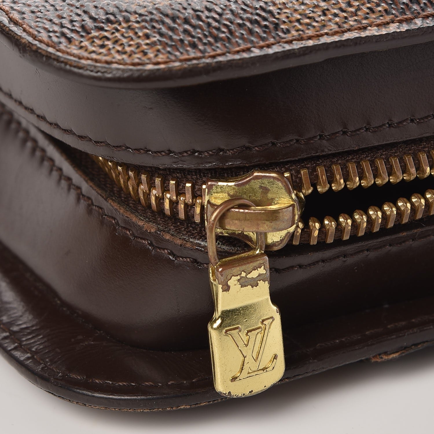 Louis Vuitton Damier Ebene Pochette Saint Louis Clutch 9 of 9
