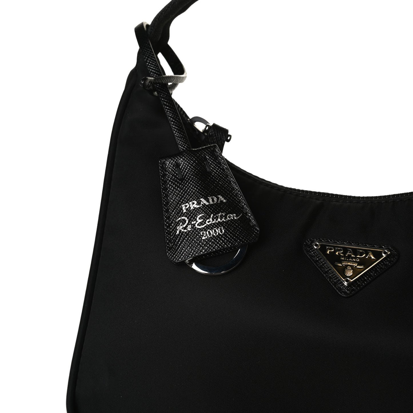 Tessuto Nylon Mini Re-Edition 2000 Bag Black