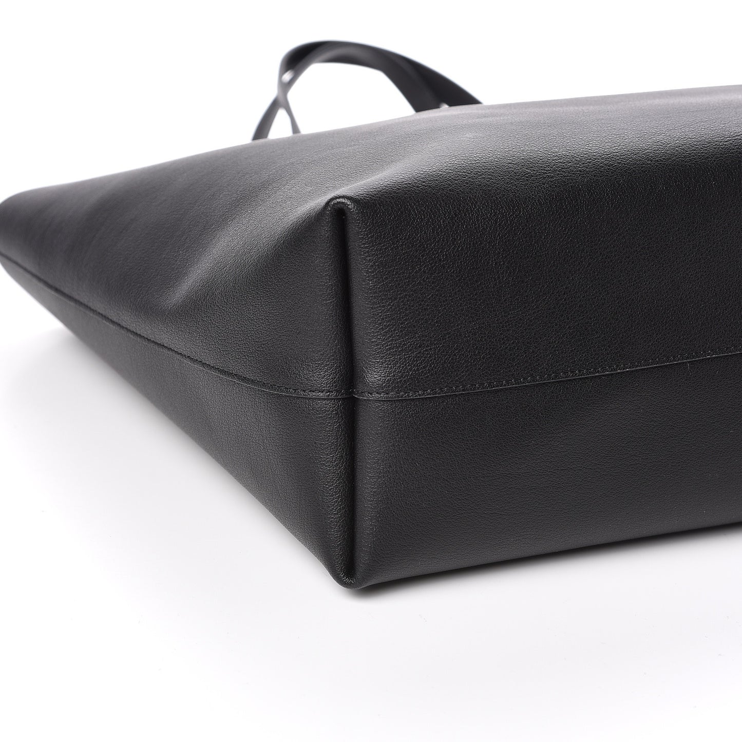 Calfskin Large Shopping Tote Black