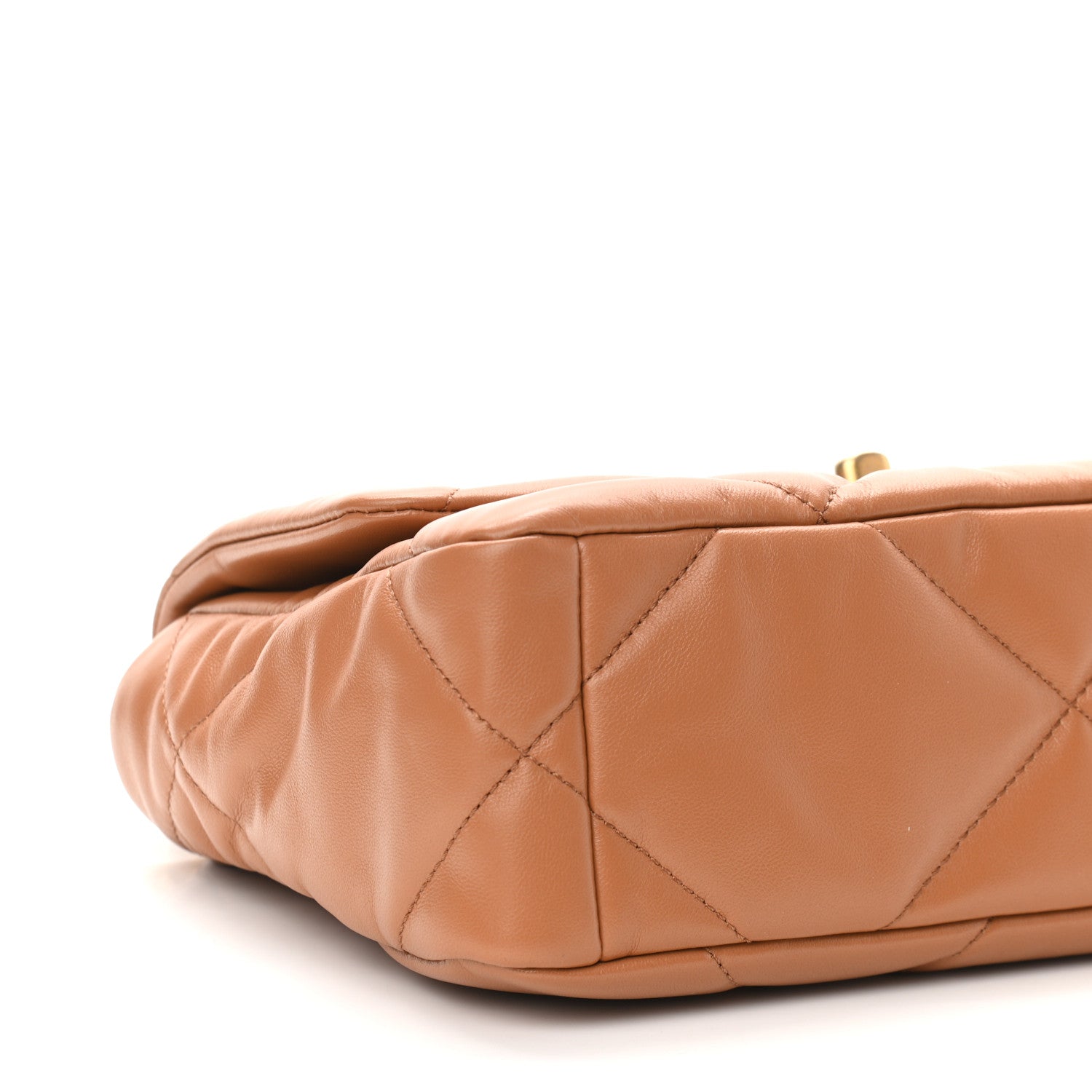Chanel Lambskin Quilted Medium Chanel 19 Flap Brown 5 of 10