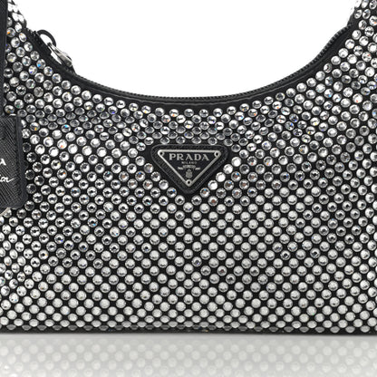 Prada Satin Crystal Mini Re-Edition 2000 Bag Cristal 8 of 10