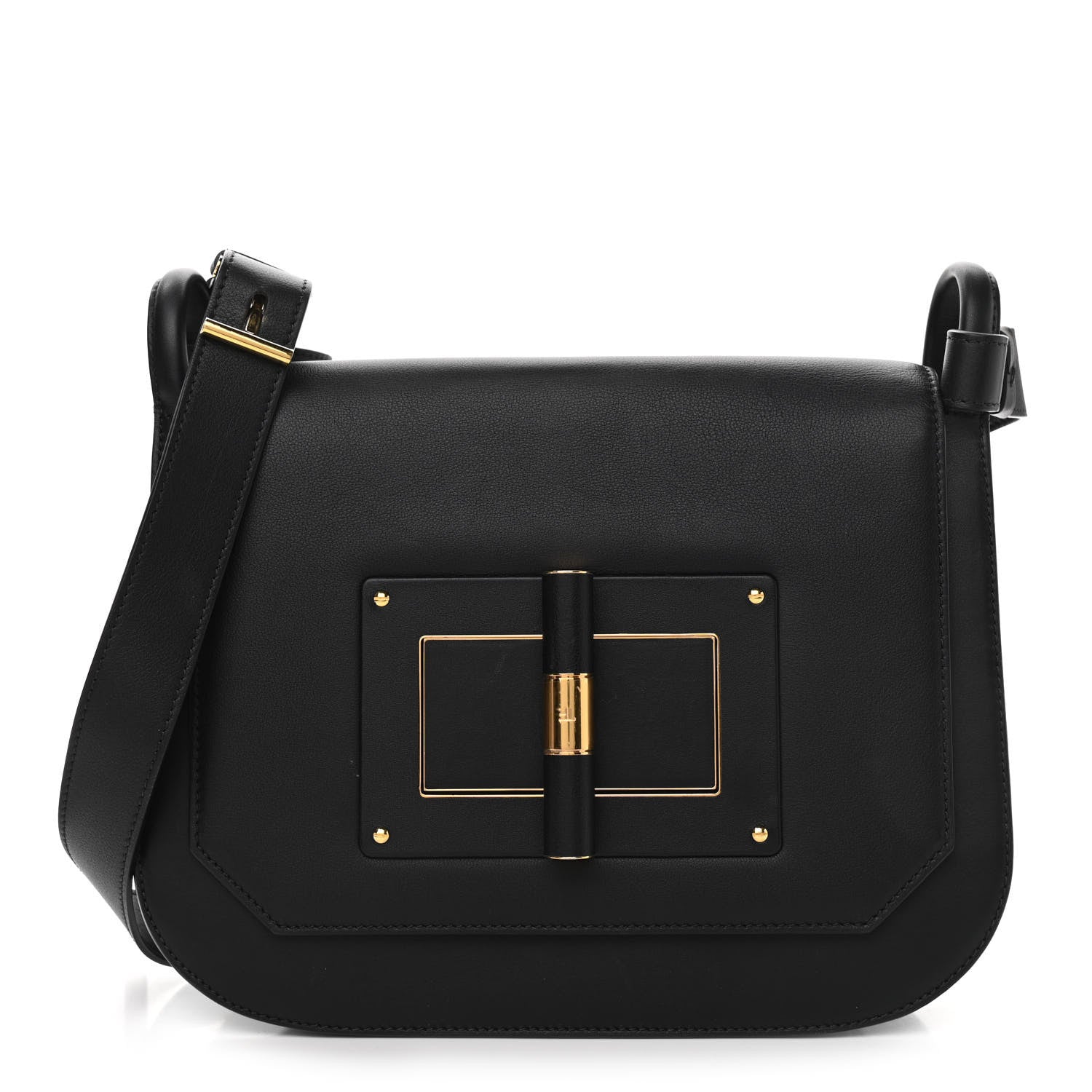 Tom Ford Calfskin Natalia Shoulder Bag Black 1 of 13