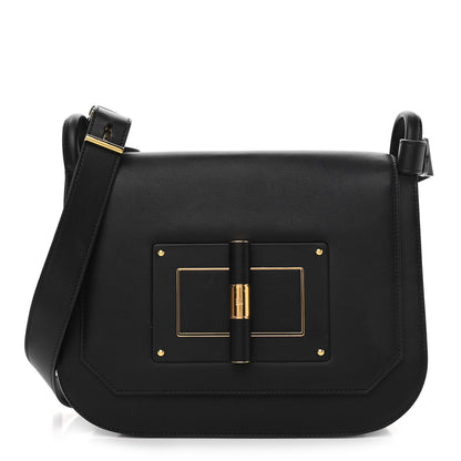 Tom Ford Calfskin Natalia Shoulder Bag Black 1 of 13