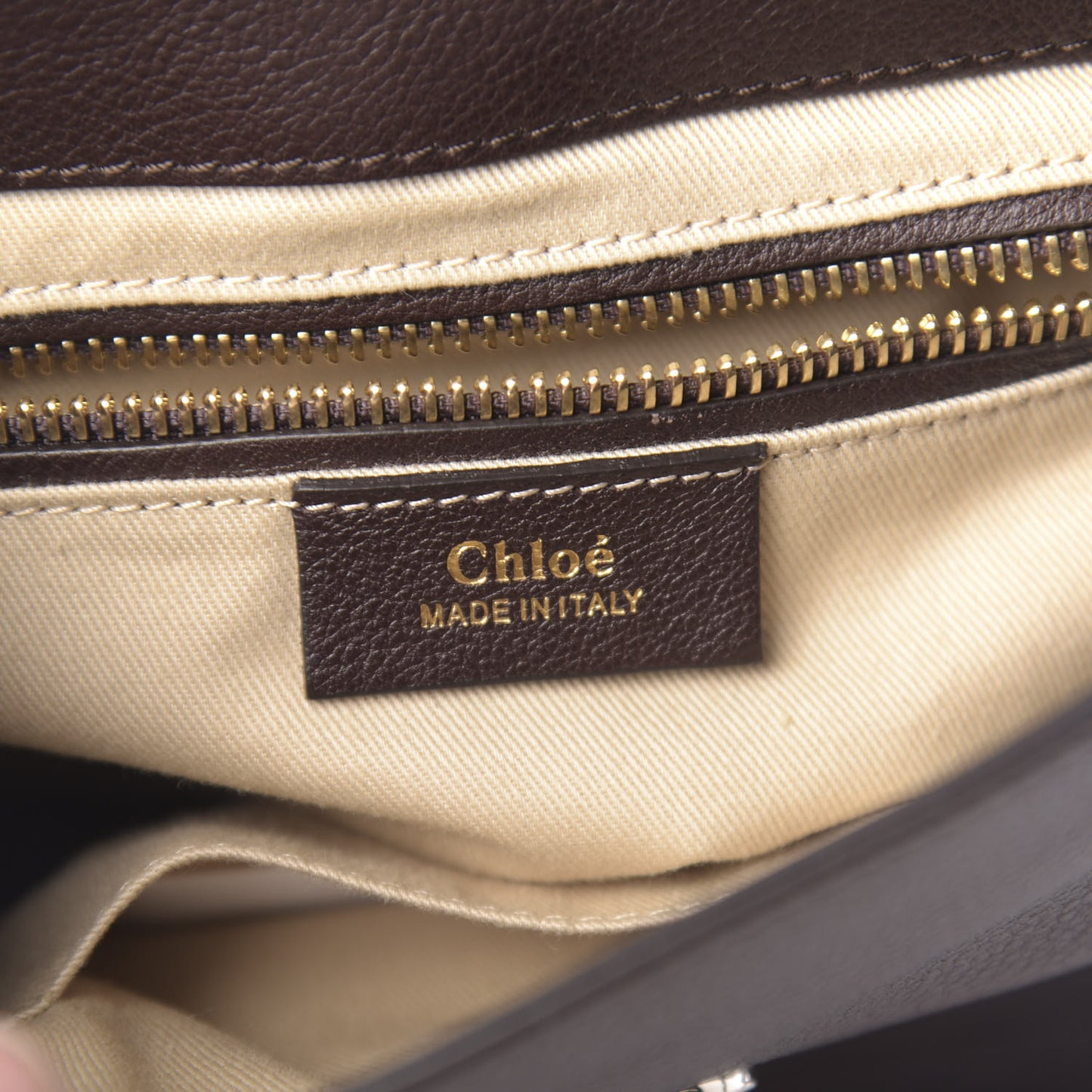 Suede Calfskin Small Faye Backpack Carbon Brown