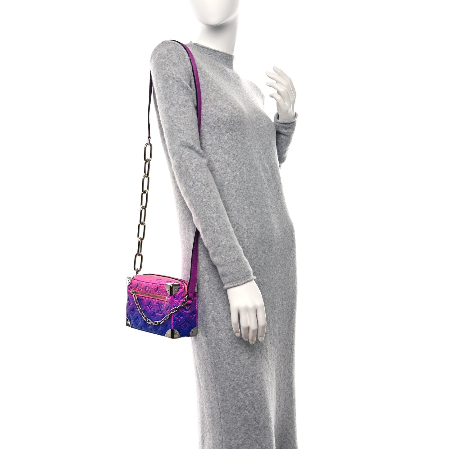 Taurillon Illusion Mini Soft Trunk Bleu Rose