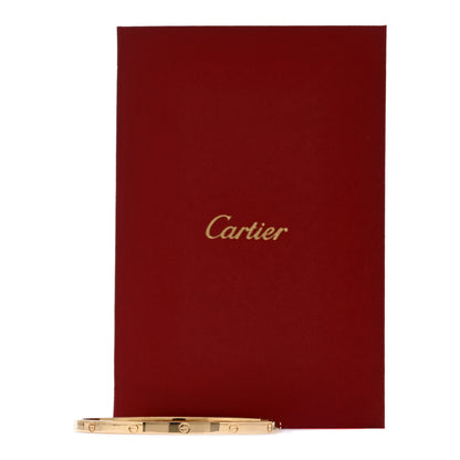 Cartier 18K Yellow Gold Small LOVE Bracelet 17 5 of 5