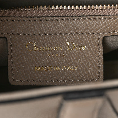 Christian Dior Grained Calfskin Saddle Bag With Strap Warm Taupe 6 of 8