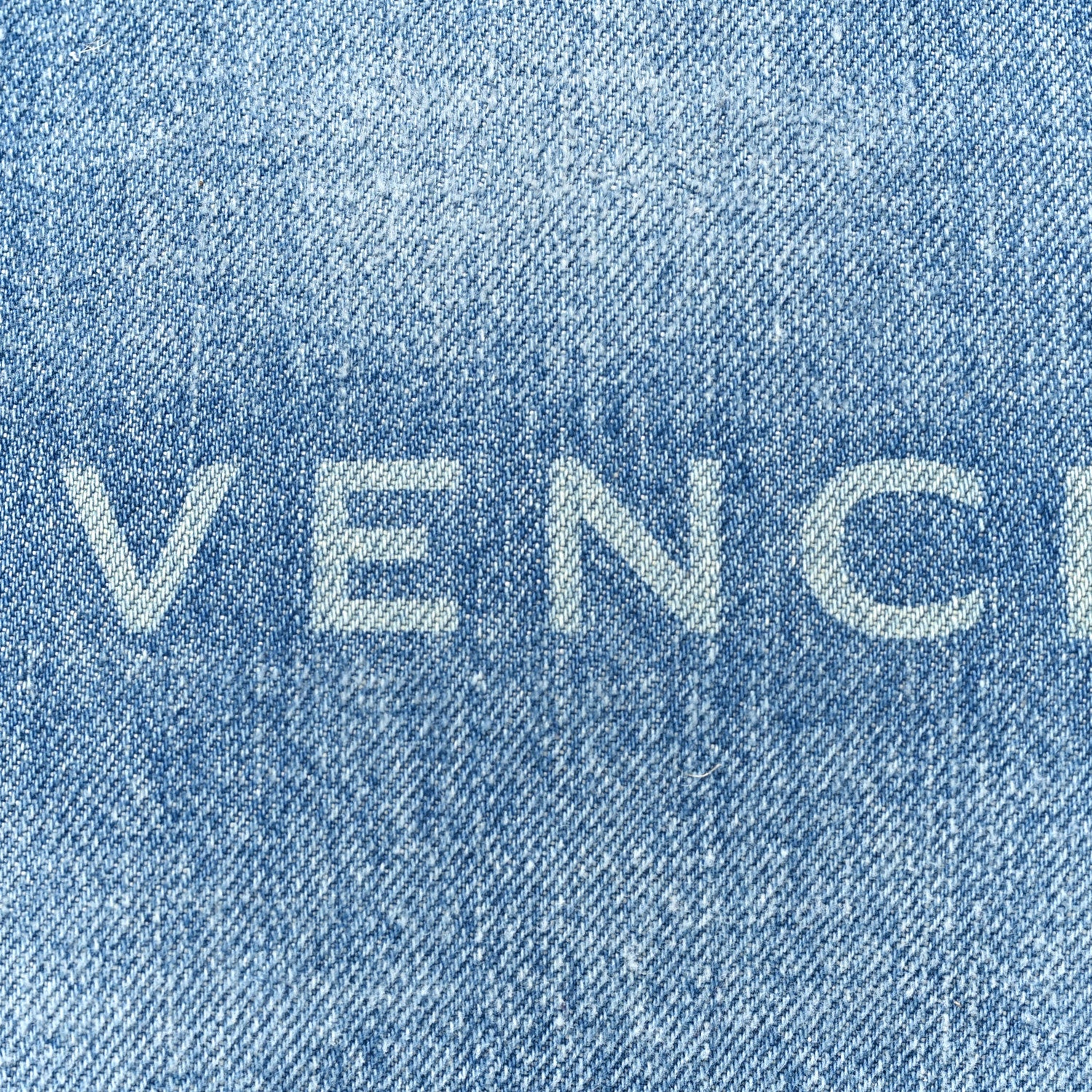 Givenchy Denim Travel Pouch Wristlet Blue 7 of 9