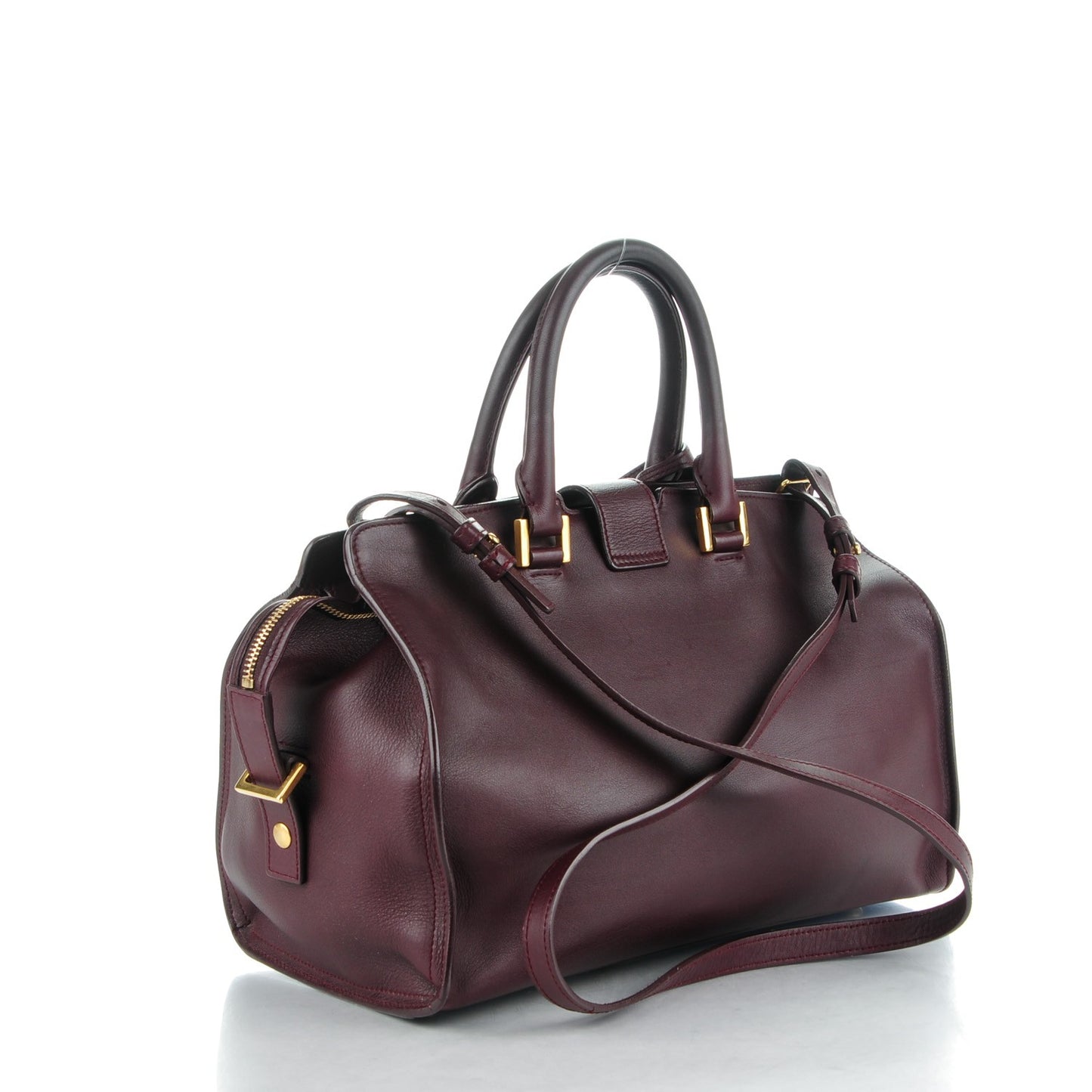 Calfskin Small Classic Y Cabas Bordeaux