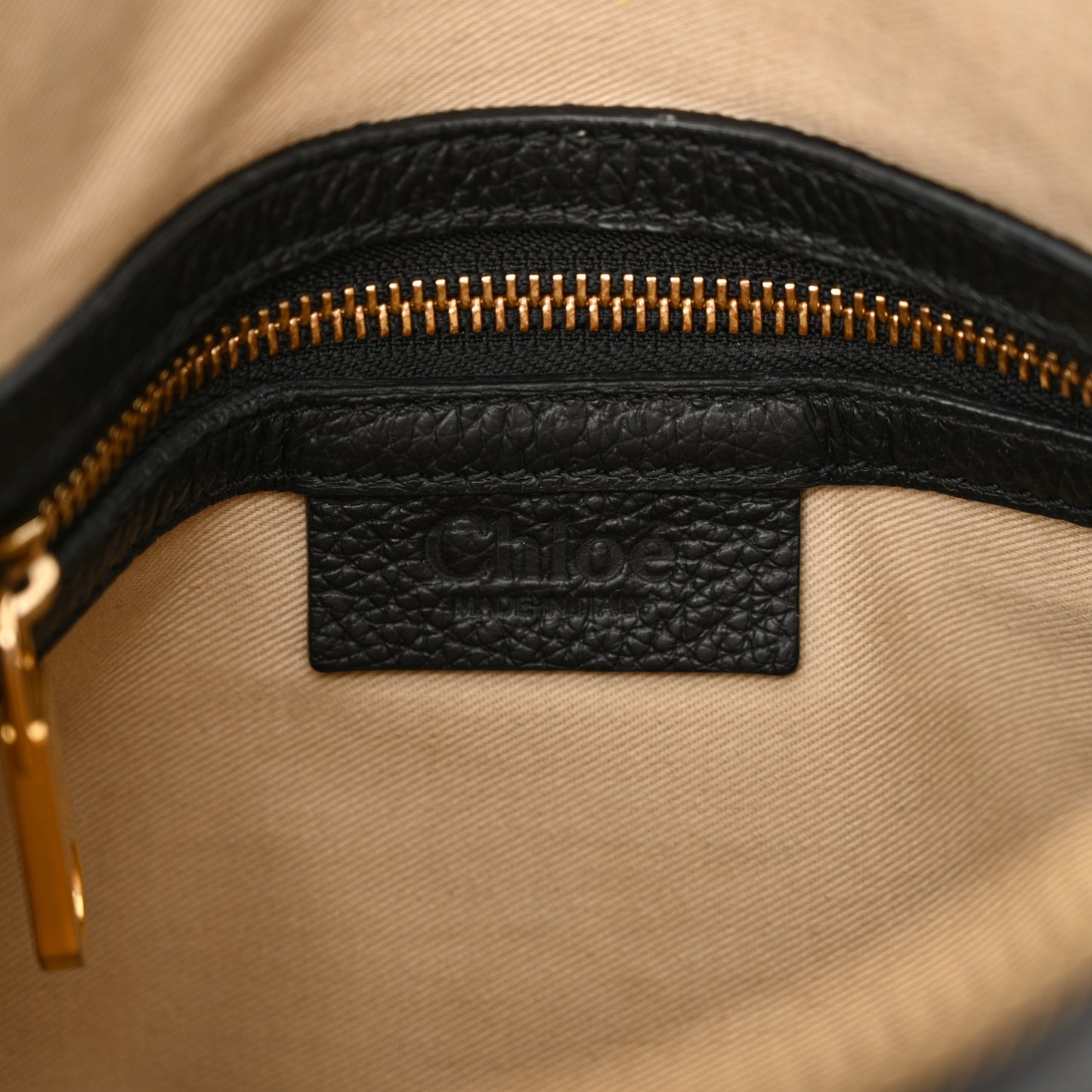 Calfskin Small Marcie Satchel Black