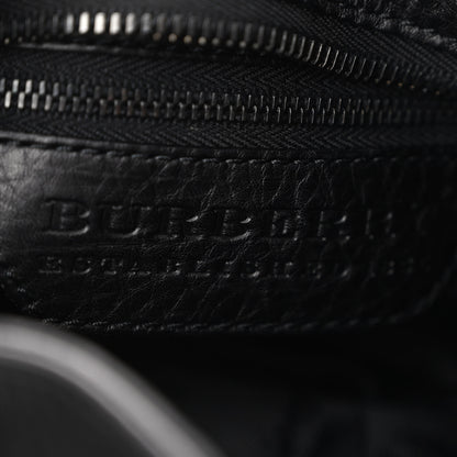 Burberry Calfskin Mason Warrior Studded Hobo Black 6 of 9