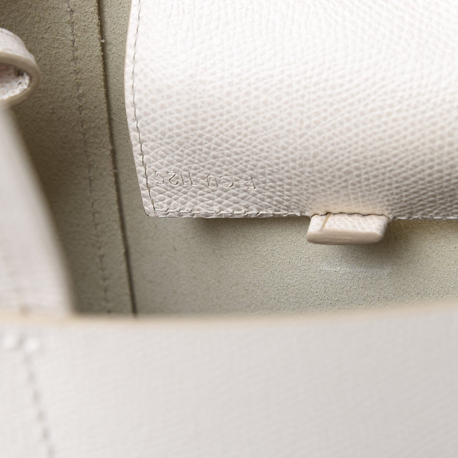 Celine Grained Calfskin Small Vertical Bi-Cabas Cream Black 6 of 12