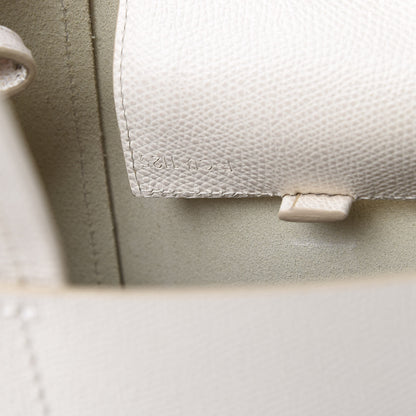 Celine Grained Calfskin Small Vertical Bi-Cabas Cream Black 6 of 12