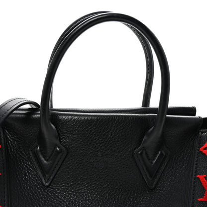 Louis Vuitton Veau Cachemire Tote W BB Black 7 of 9