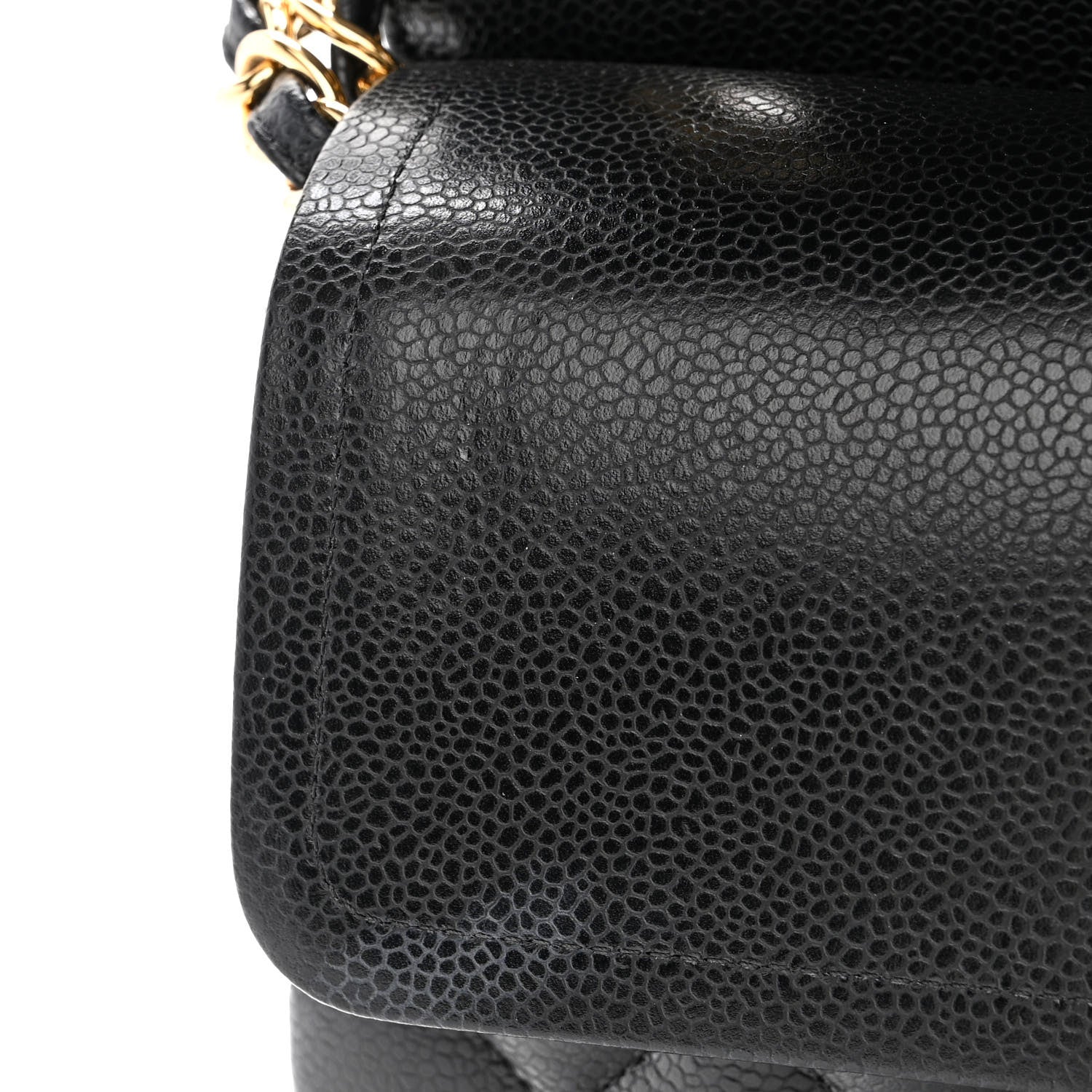 Chanel Caviar Quilted Jumbo Double Flap Black 11 of 12