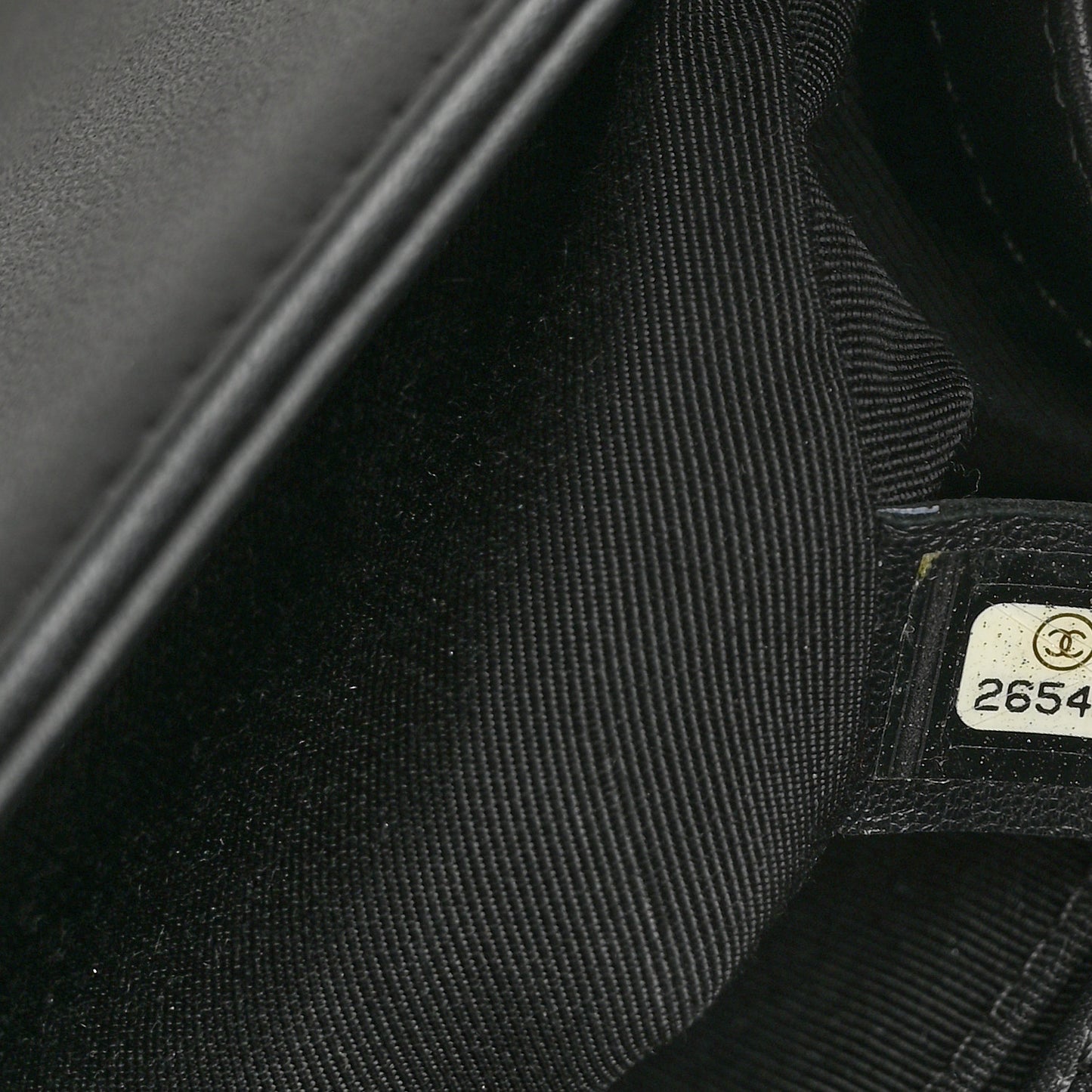 Calfskin Quilted Medium Boy Flap Black