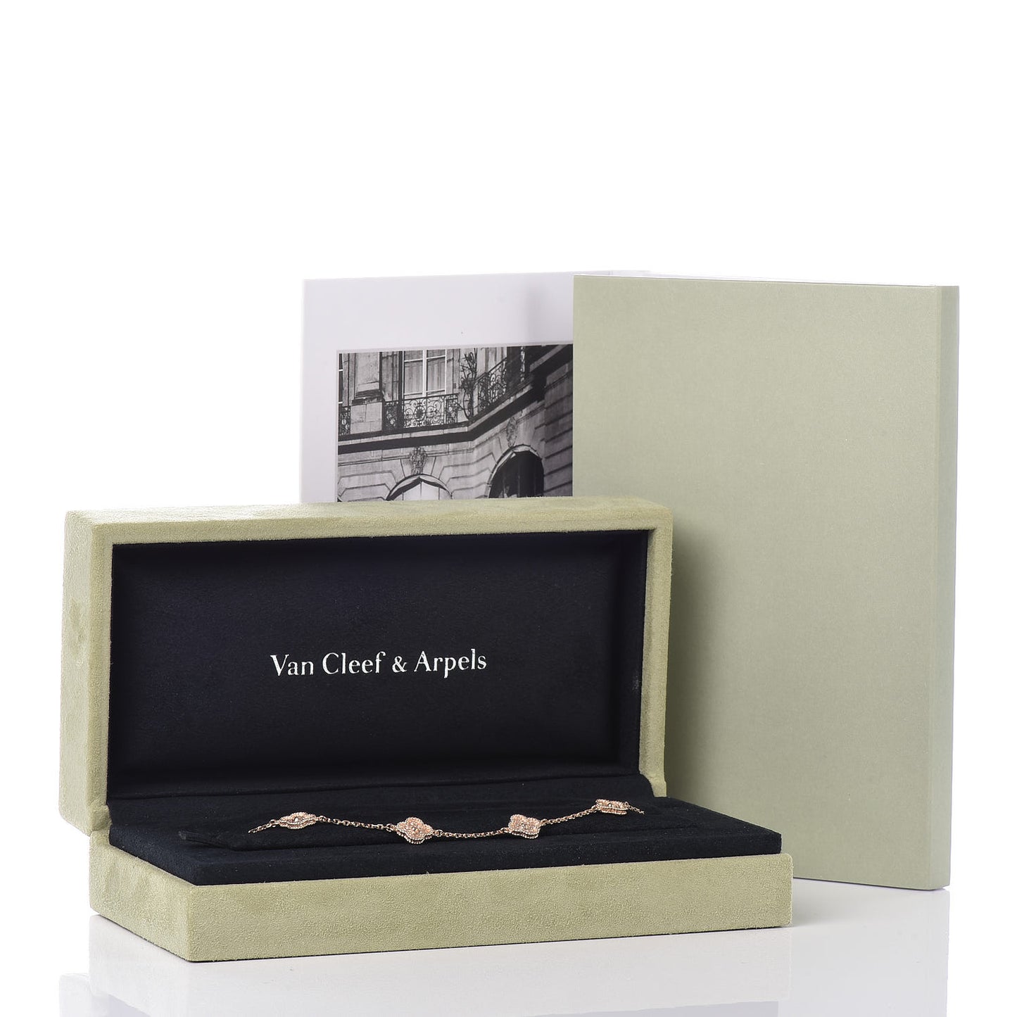 18K Rose Gold 6 Motifs Sweet Alhambra Bracelet