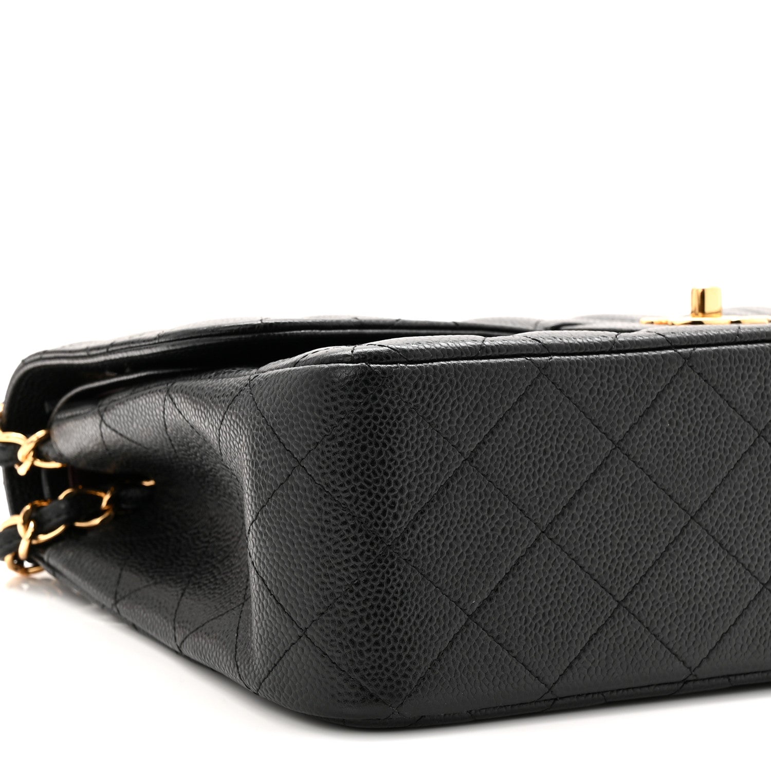 Chanel Caviar Quilted Jumbo Double Flap Black 9 of 10
