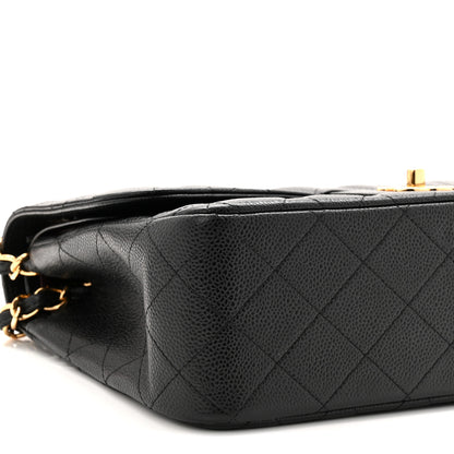 Chanel Caviar Quilted Jumbo Double Flap Black 9 of 10