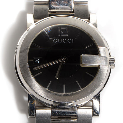 Gucci Stainless Steel 27mm G-Timeless Quartz Watch Black 3 of 7
