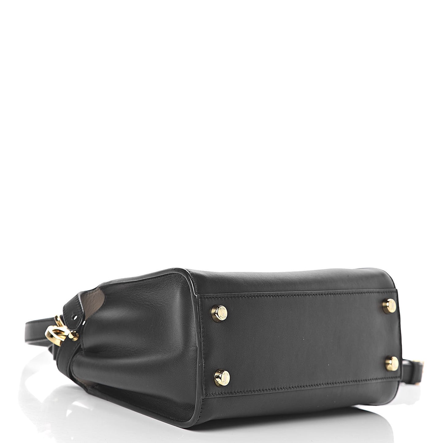 Vitello Tahiti Burro Medium Peekaboo Iconic Essentially Satchel Black Corda