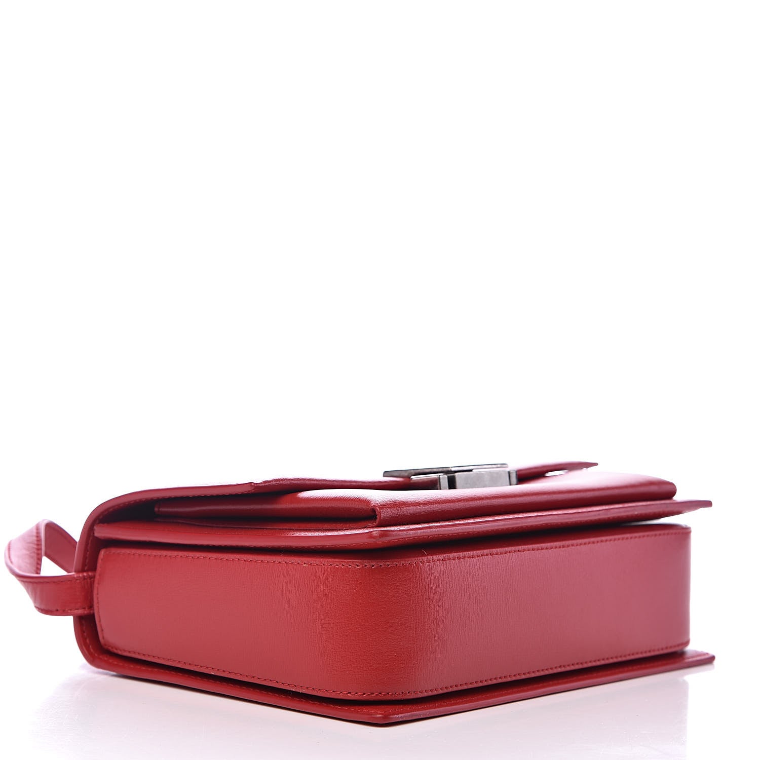 Saint Laurent Calfskin Medium Bellechasse Satchel Rouge Eros 4 of 10