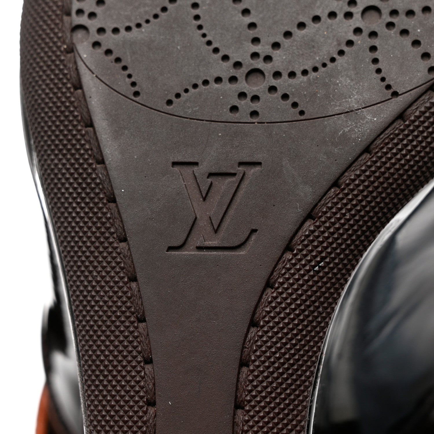Louis Vuitton Patent Calfskin Tall Boots 38 Amarante 9 of 10