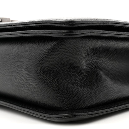 Chanel Caviar Quilted New Medium Boy Flap Black 10 of 10