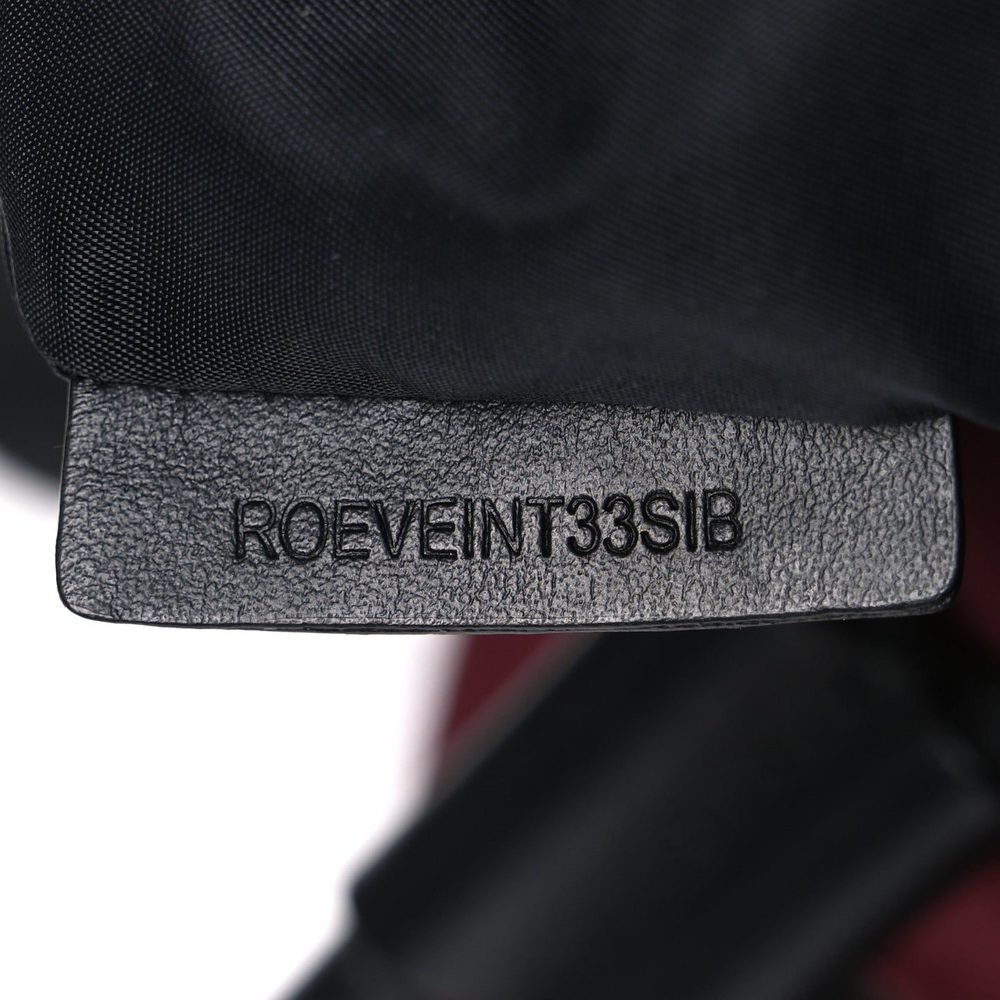 Nylon Medium Rucksack Backpack Burgundy Red