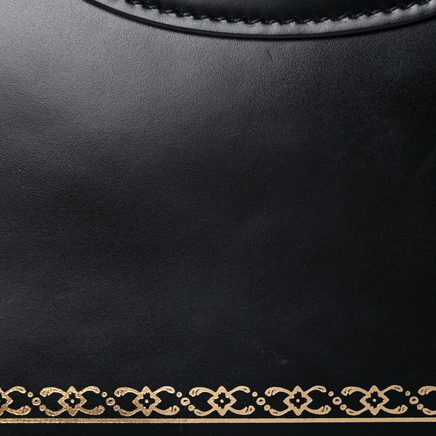 Gucci Calfskin Bamboo Medium Thiara Top Handle Bag Black 11 of 22