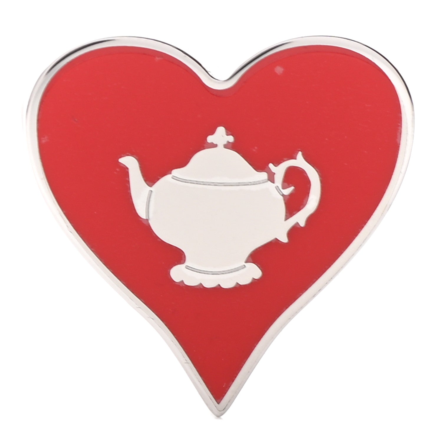Hermes Palladium Tea Time Twilly Ring Rouge 1 of 3