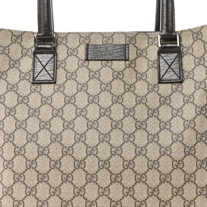 Gucci GG Plus Monogram Small Vertical Tote Dark Brown 8 of 10