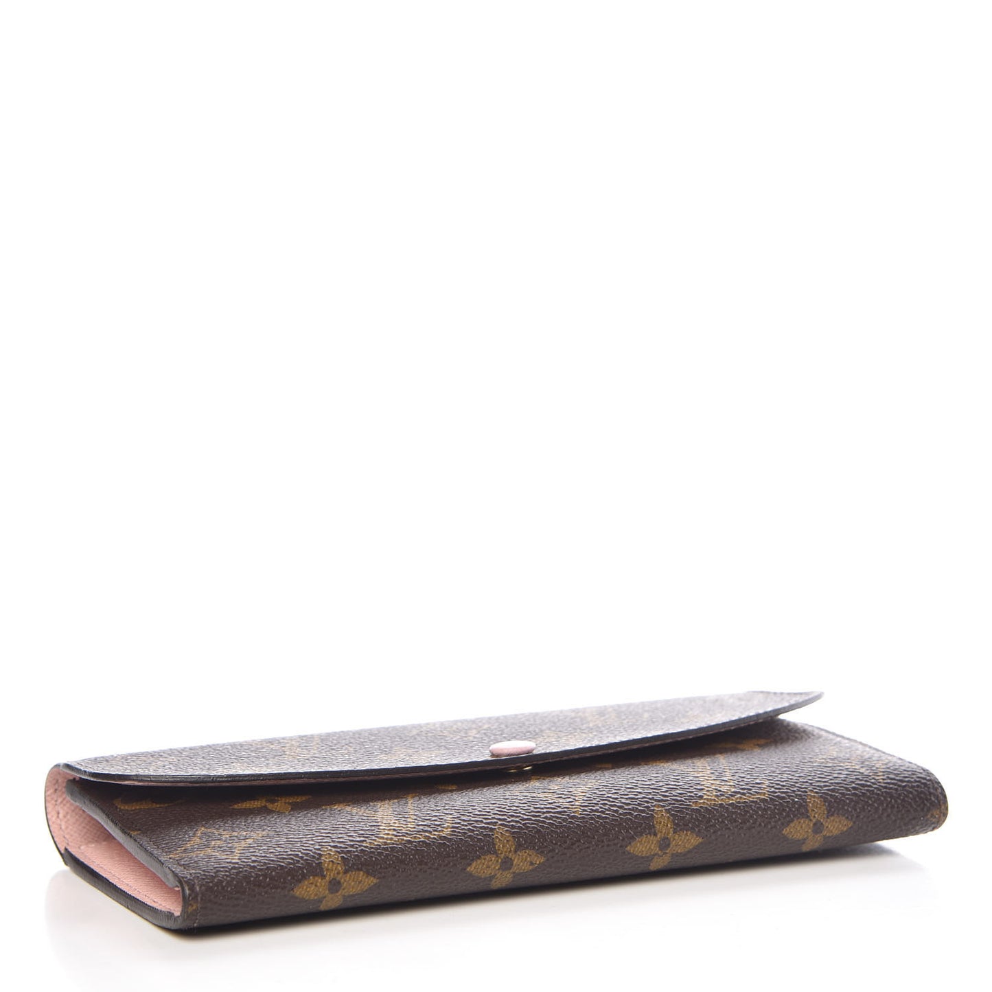 Monogram Emilie Wallet Rose Ballerine