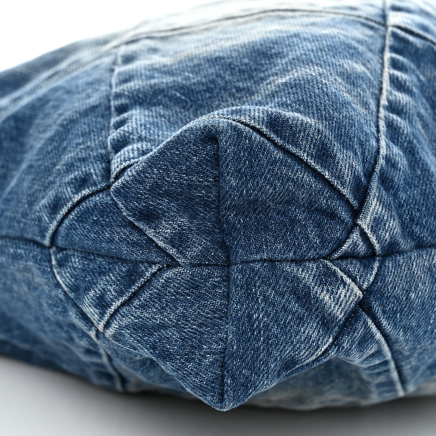 Chanel Denim Quilted Small Chanel 22 Blue 10 of 11