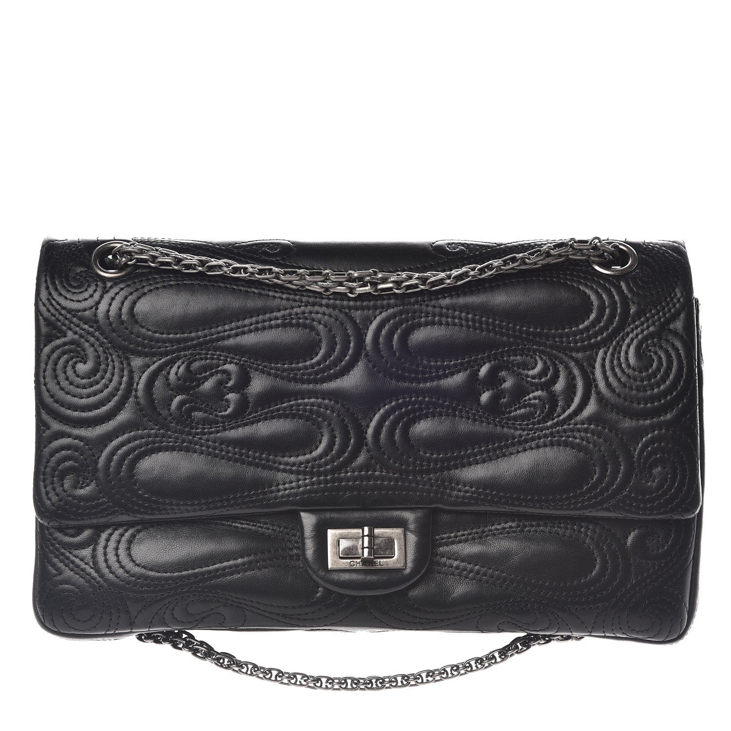 Chanel Lambskin 2.55 Reissue 226 Moscou Flap Black 1 of 15