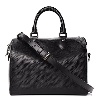Louis Vuitton Epi Speedy Bandouliere 25 Black 1 of 11